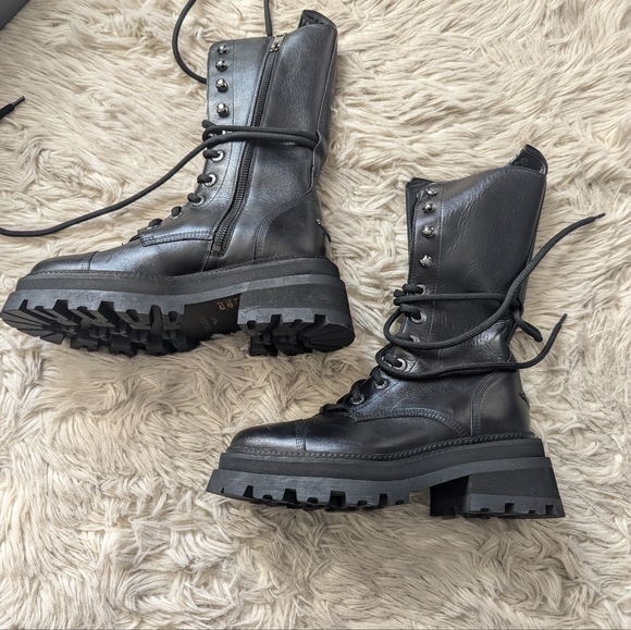 NWT Zadig & Voltaire Ride High Ankle Boots in Black - Picture 9 of 16